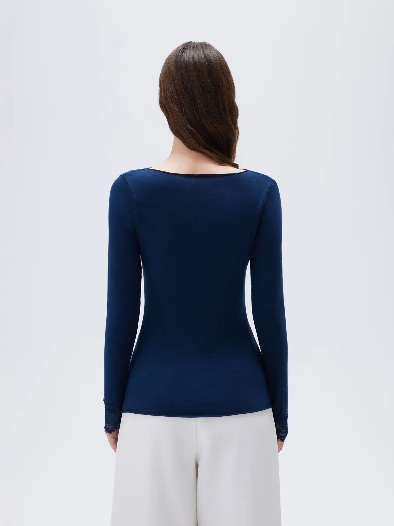 Cloud Cashmere Lace Shirt - Long Sleeve-Clothing-SUUKSESS-SUUKSESS