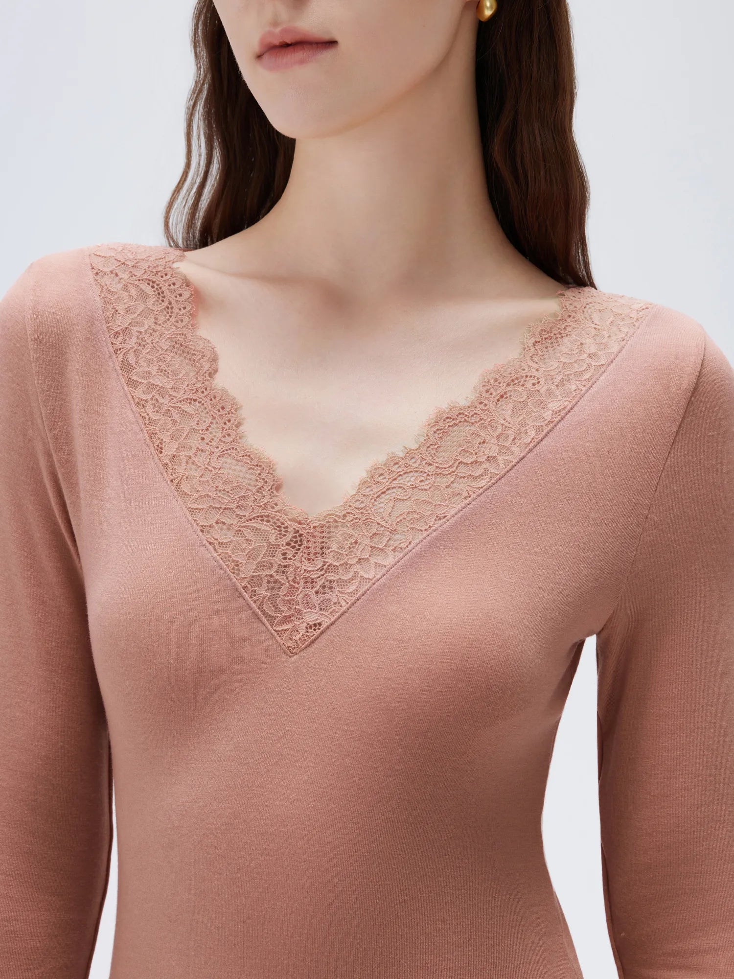 Cloud Cashmere Lace Shirt - Long Sleeve-Clothing-SUUKSESS-SUUKSESS