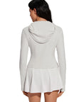 Golden Zip Up Athletic Tops Workout Jackets-SUUKSESS-SUUKSESS