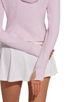 Golden Zip Up Athletic Tops Workout Jackets-SUUKSESS-SUUKSESS