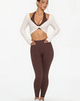 Bolero Shrug Pilates Wrap Tops - Long Sleeve