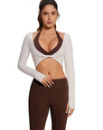 Bolero Shrug Pilates Wrap Tops - Long Sleeve