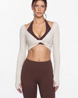 Bolero Shrug Pilates Wrap Tops - Long Sleeve