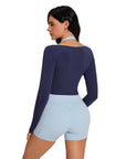 Bolero Shrug Pilates Wrap Tops - Long Sleeve