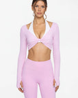 Bolero Shrug Pilates Wrap Tops - Long Sleeve