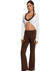 Bolero Shrug Pilates Wrap Tops - Long Sleeve