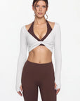 Bolero Shrug Pilates Wrap Tops - Long Sleeve