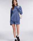 Mock Neck Oversized Sweatshirts-SUUKSESS-SUUKSESS