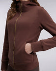 Cotton Gold Full Zip Up Athletic Jacket Sweatshirt-SUUKSESS-SUUKSESS