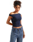 Butterweiches Off-Shoulder-Shirt