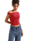 Butterweiches Off-Shoulder-Shirt