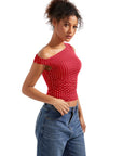 Butterweiches Off-Shoulder-Shirt