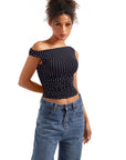 Butterweiches Off-Shoulder-Shirt