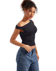 Butterweiches Off-Shoulder-Shirt