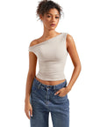 Butterweiches Off-Shoulder-Shirt