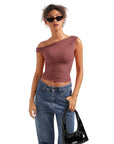 Buttery Soft Off Shoulder Shirt