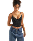 Buttery Soft Cami V Neck Tank Top-Clothing-SUUKSESS-SUUKSESS
