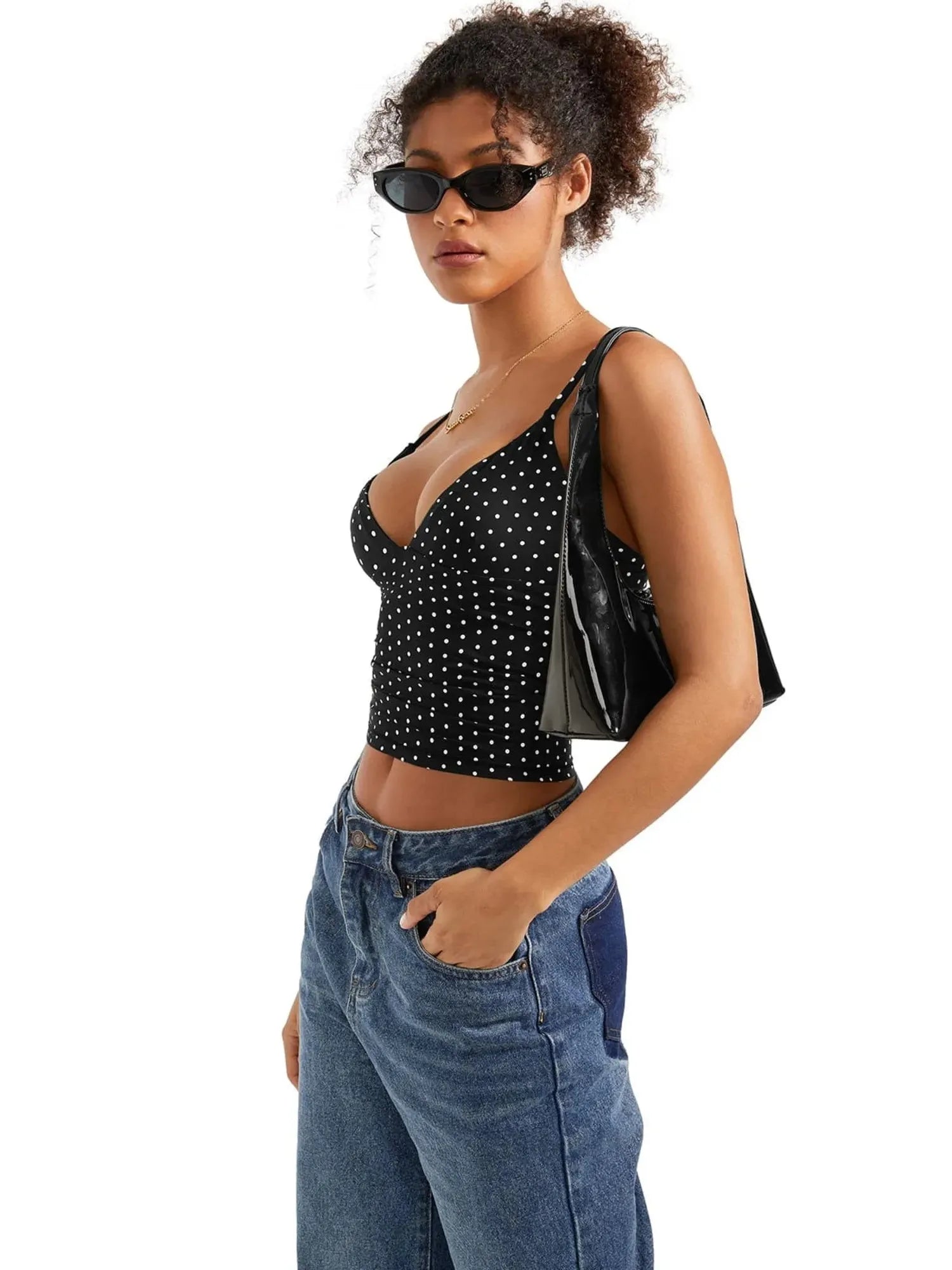 Buttery Soft Cami V Neck Tank Top-Clothing-SUUKSESS-SUUKSESS