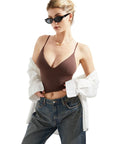 Buttery Soft Cami V Neck Tank Top-Clothing-SUUKSESS-SUUKSESS