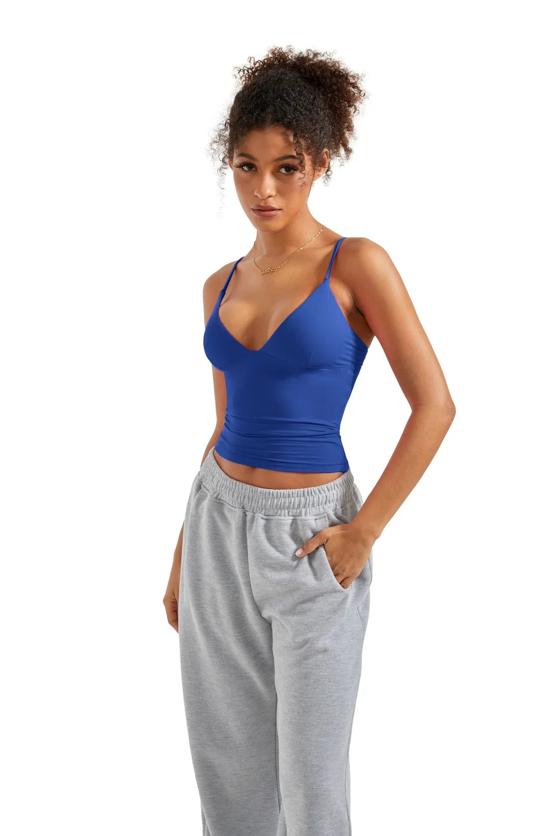Buttery Soft Cami V Neck Tank Top-Clothing-SUUKSESS-SUUKSESS
