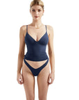 Buttery Soft Cami V Neck Tank Top-Clothing-SUUKSESS-Blue-XS-SUUKSESS