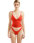 Buttery Soft Cami V Neck Tank Top-Clothing-SUUKSESS-Red-XS-SUUKSESS