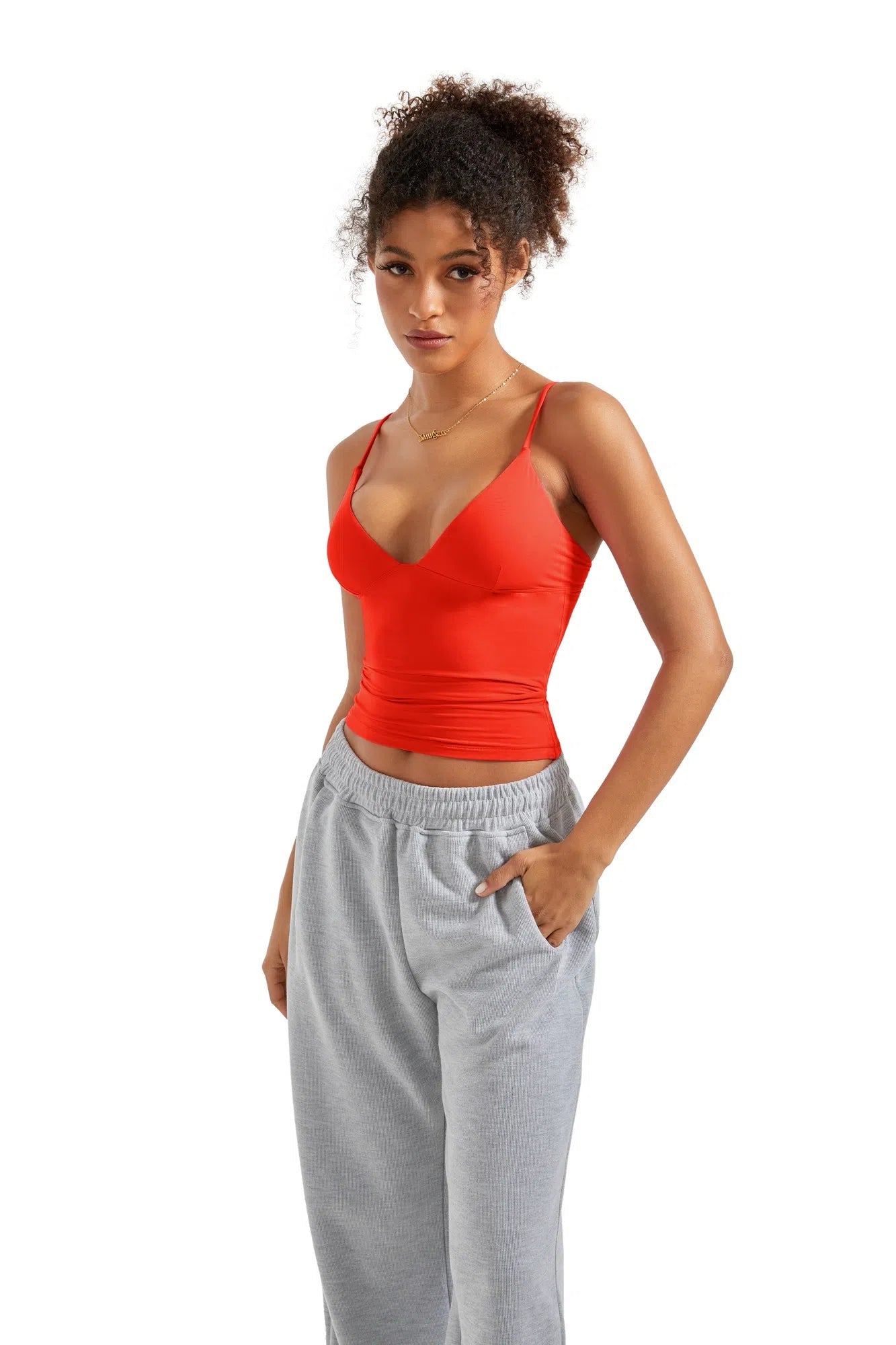 Buttery Soft Cami V Neck Tank Top-Clothing-SUUKSESS-SUUKSESS