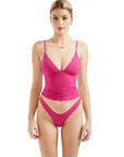 Buttery Soft Cami V Neck Tank Top-Clothing-SUUKSESS-Hot Pink-XS-SUUKSESS