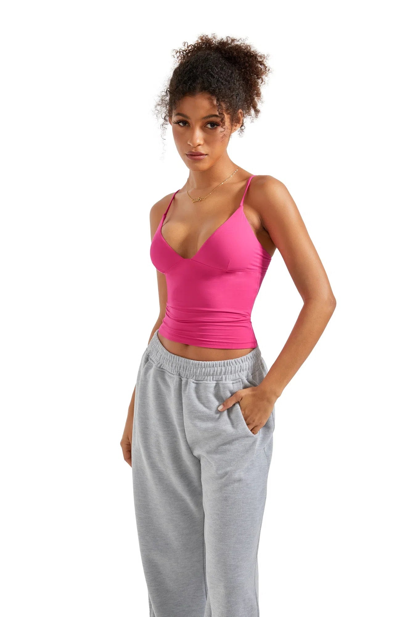Buttery Soft Cami V Neck Tank Top-Clothing-SUUKSESS-SUUKSESS