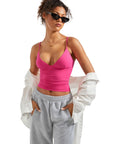 Buttery Soft Cami V Neck Tank Top-Clothing-SUUKSESS-SUUKSESS