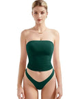 Buttery Soft Tube Tank Top-Clothing-SUUKSESS-Dark Green-XXS-SUUKSESS