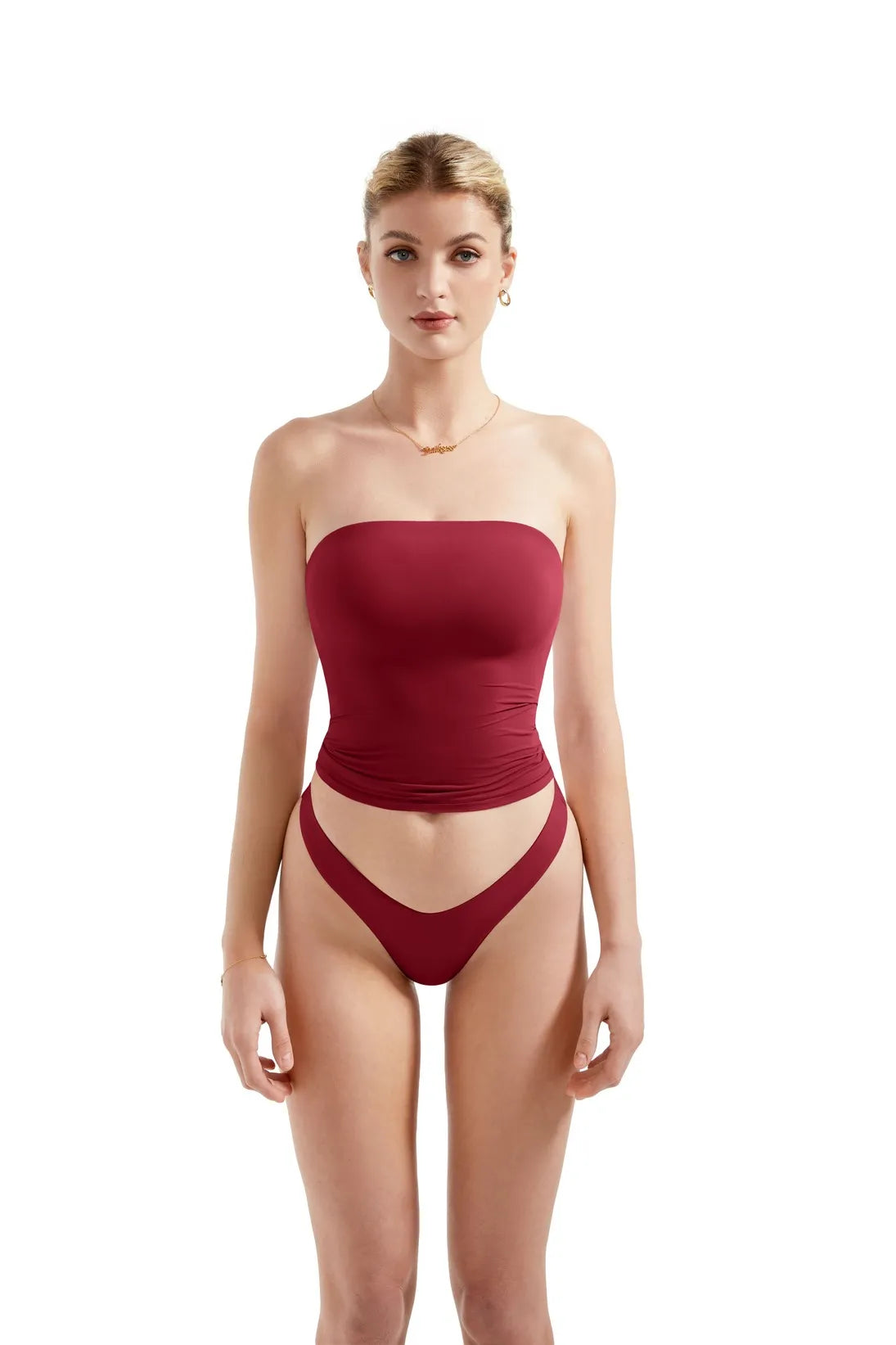 Buttery Soft Tube Tank Top-Clothing-SUUKSESS-Wine-XXS-SUUKSESS
