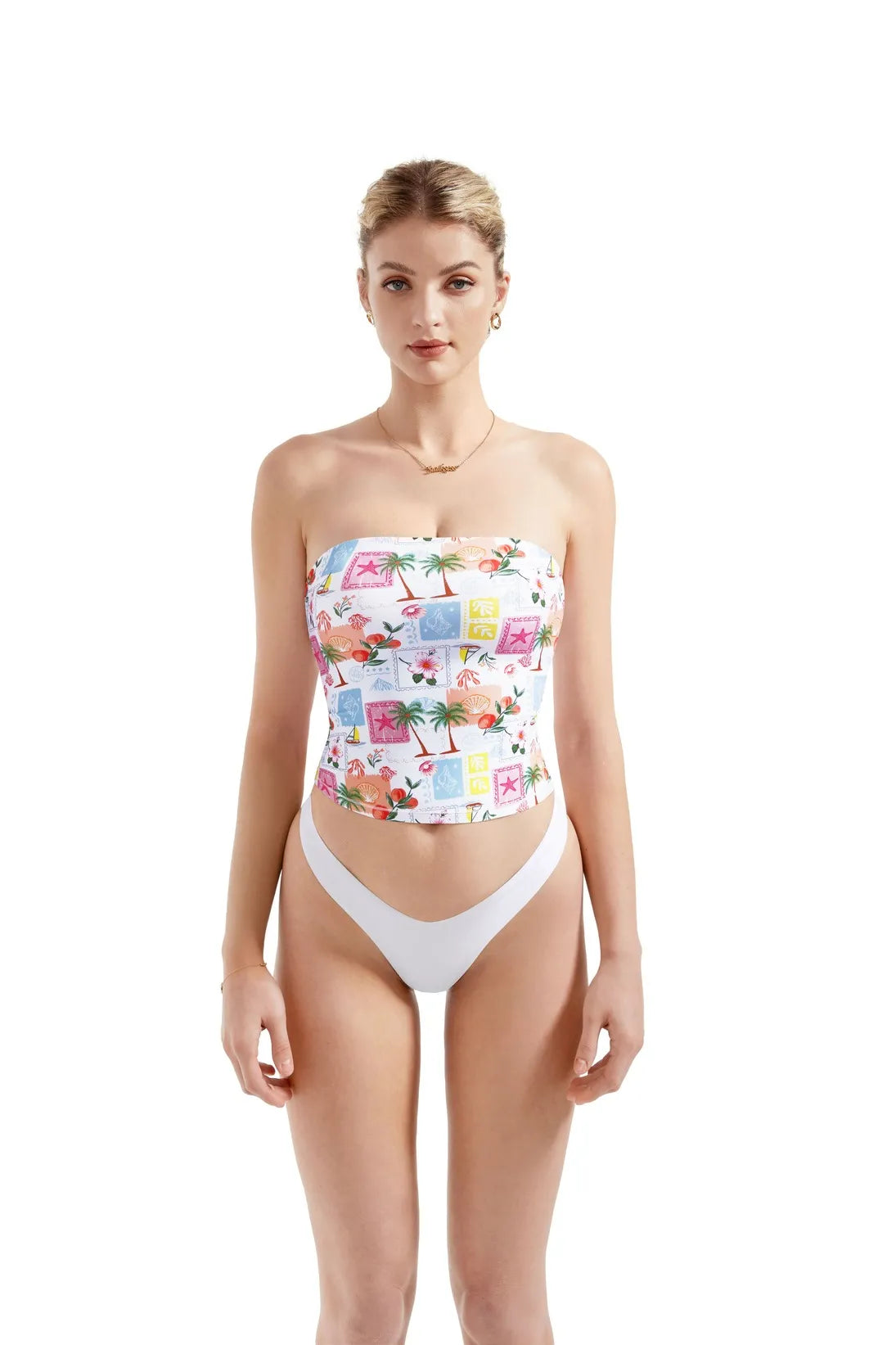 Buttery Soft Tube Tank Top-Clothing-SUUKSESS-Tropical White-XXS-SUUKSESS