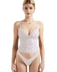Buttery Soft Cami V Neck Tank Top-Clothing-SUUKSESS-Heart Dots-XS-SUUKSESS