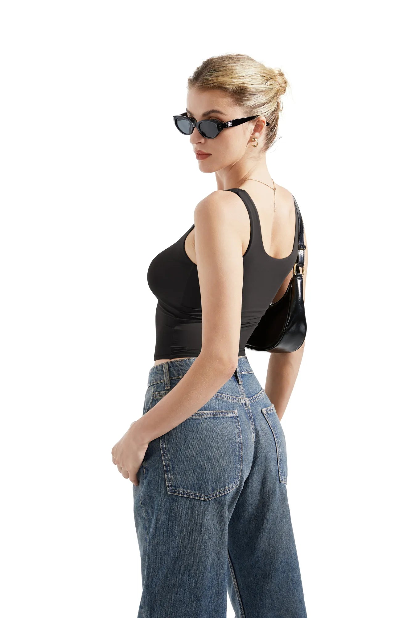 トップス SWAN LAKE U-NECK TOP Buttery Soft U Neck Tank Top – SUUKSESS