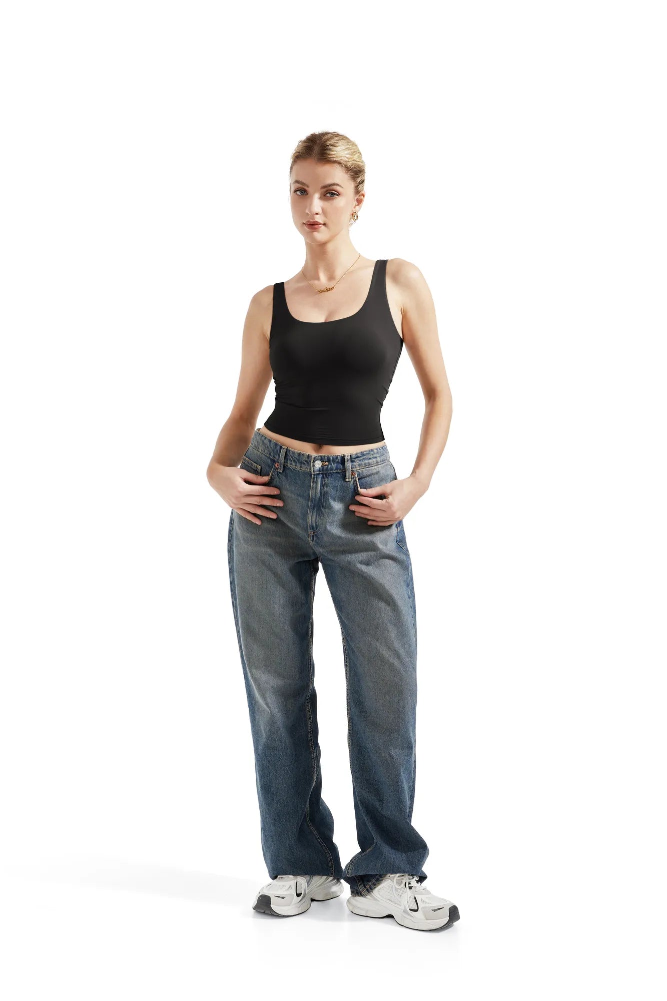 Buttery Soft U Neck Tank Top-Clothing-SUUKSESS-SUUKSESS