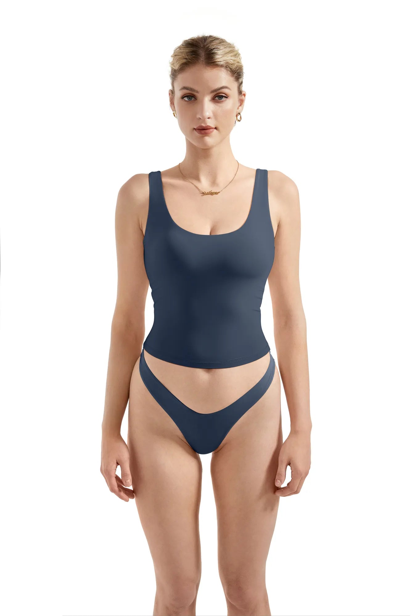 Buttery Soft U Neck Tank Top-Clothing-SUUKSESS-SUUKSESS