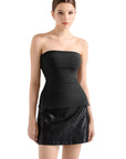 Buttery Soft Side Split Tube Top-Clothing-SUUKSESS-Black-XS-SUUKSESS