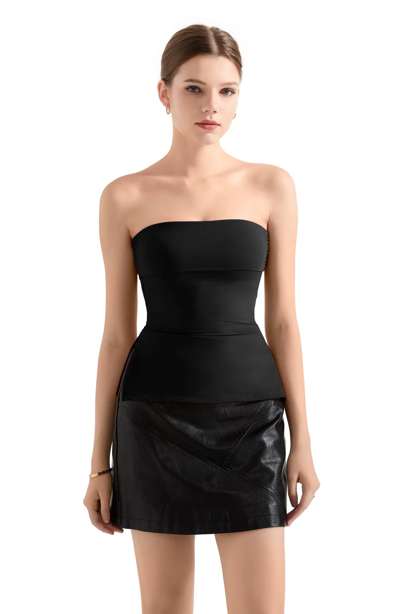 Buttery Soft Side Split Tube Top-Clothing-SUUKSESS-SUUKSESS
