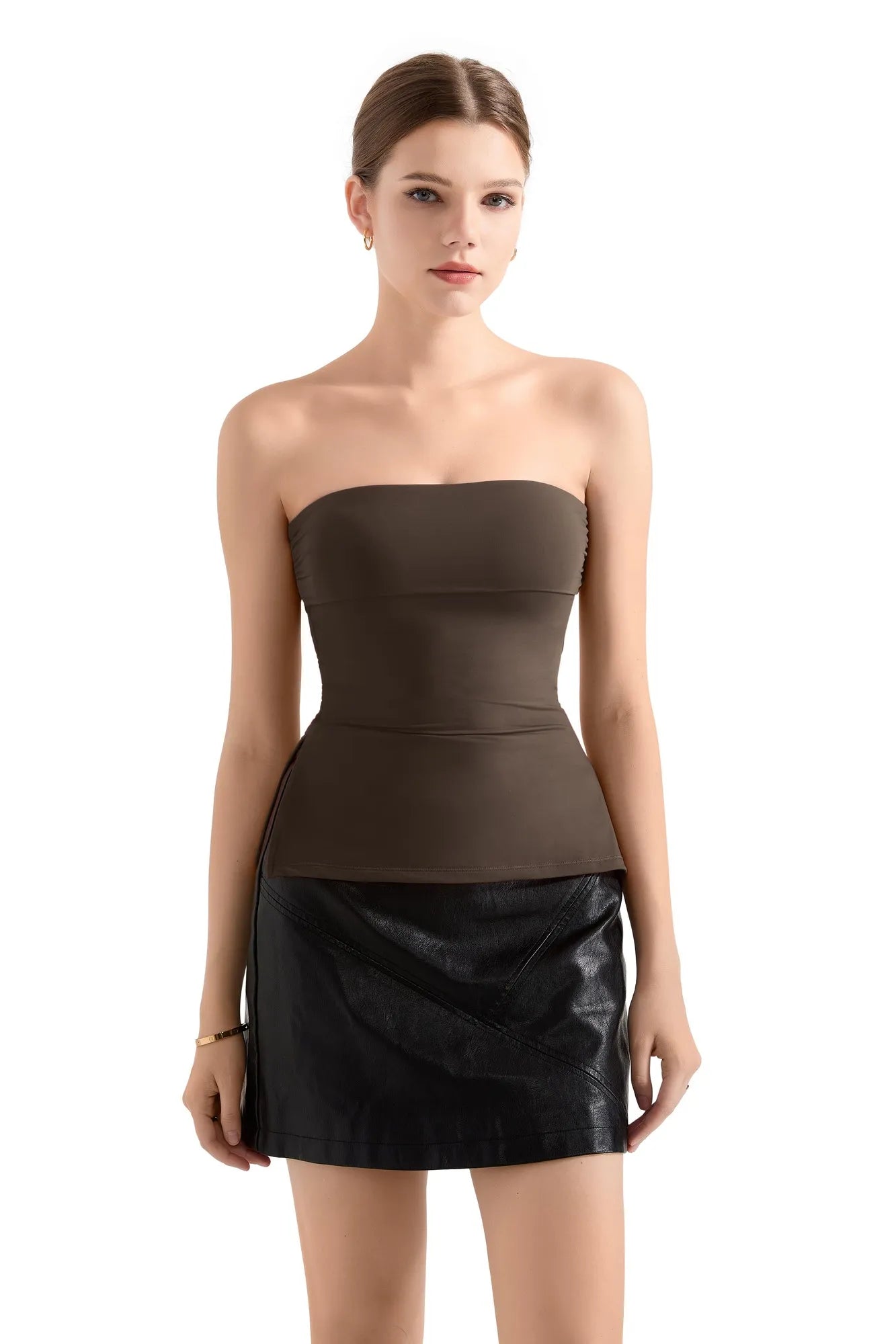 Buttery Soft Side Split Tube Top-Clothing-SUUKSESS-SUUKSESS