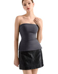 Buttery Soft Side Split Tube Top-Clothing-SUUKSESS-SUUKSESS