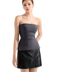 Buttery Soft Side Split Tube Top-Clothing-SUUKSESS-SUUKSESS