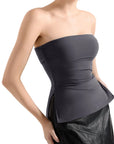 Buttery Soft Side Split Tube Top-Clothing-SUUKSESS-SUUKSESS