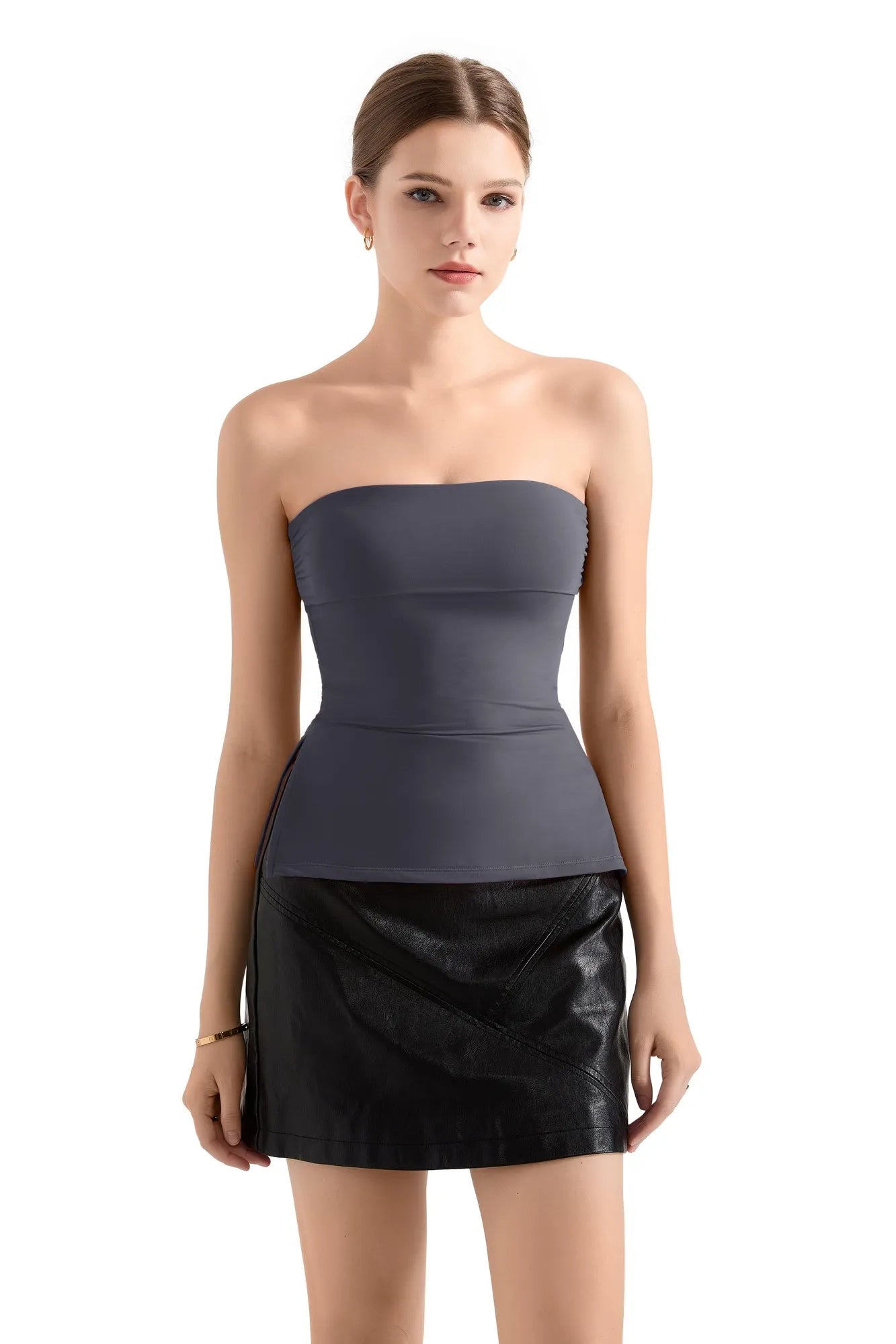 Buttery Soft Side Split Tube Top-Clothing-SUUKSESS-SUUKSESS