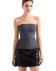 Buttery Soft Side Split Tube Top-Clothing-SUUKSESS-SUUKSESS