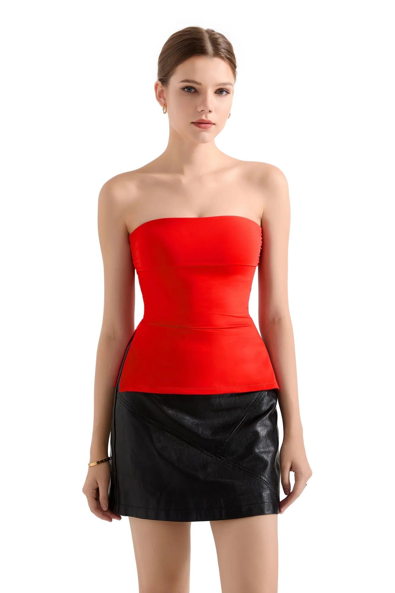 Buttery Soft Side Split Tube Top-Clothing-SUUKSESS-SUUKSESS