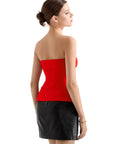Buttery Soft Side Split Tube Top-Clothing-SUUKSESS-SUUKSESS