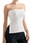 Buttery Soft Side Split Tube Top-Clothing-SUUKSESS-SUUKSESS