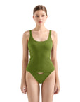 Cotton Ribbed U Neck Tank Top