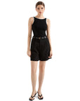Cotton Ribbed Square Neck Tank Top